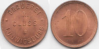 Württemberg - Ludwigsburg Wert 10 ohne Jahr Brauerei R. Cluss Ludwigsbur... 12.14 £  +  shipping
