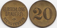 Schleswig/Holstein - Nienstedten Wert 20 ohne Jahr Elbschloss-Brauerei N... 9.54 £  +  shipping
