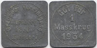 Bayern - Nürnberg Gut für 1 Masskrug 1934 Brauerei Vereinigung Nürnberg-... 6.94 £  +  shipping