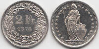 Schweiz - Switzerland 2 Franken 1974 Eidgenossenschaft prägefrisch/stemp... 3.90 £  +  shipping