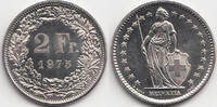 Schweiz - Switzerland 2 Franken 1975 Eidgenossenschaft fast stempelglanz 4.33 £  +  shipping