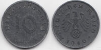 Drittes Reich 10 Reichspfennig Zink -
