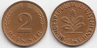 BRD 2 Pfennig Kupfer -