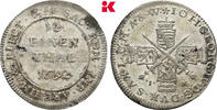 SACHSEN 1/12 Taler Johann Georg IV., 1691-1694. -
