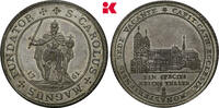 MÜNSTER Reichstaler 1761, Augsburg. Kabinettstück. Sedisvakanz 1761. Feine Patina, BU