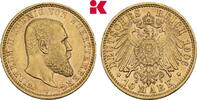 WÜRTTEMBERG 10 Mark 1906. Wilhelm II., 1891-1918. Fast vorzüglich 446.48 £  +  12.92 £ shipping