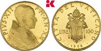 ITALIEN 100 Lire Anno XX / 1958 Rom. Auflage: 3.000 Exemplare Pius XII.,... 663.22 £  +  12.92 £ shipping