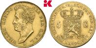 NIEDERLANDE 5 Gulden 1827, B, Brüssel. Wilhelm I., 1813-1840. Vorzüglich 602.53 £  +  12.92 £ shipping