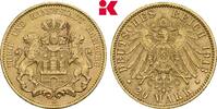 HAMBURG 20 Mark 1913. Freie und Hansestadt. Vorzüglich 775.92 £  +  12.92 £ shipping