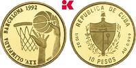 KUBA 10 Pesos 1992. Auflage: 5.000 Exemplare. Republik seit 1902. Polier... 342.45 £  +  12.92 £ shipping