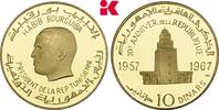 TUNESIEN 10 Dinars 1967, Auflage: 6.480 Exemplare. Republik seit 1957. P... 1,816.26 £  +  12.92 £ shipping