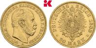 PREUSSEN Wilhelm I., 1861-1888. 20 Mark 1888. A. Vorzüglich