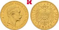 PREUSSEN 10 Mark 1896 A. Wilhelm II., 1888-1918. EF, kl. Randfehler