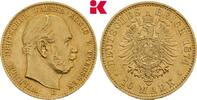 PREUSSEN 10 Mark Wilhelm I., 1861-1888. -