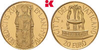 Vatikan 20 Euro AN I/2005 R, Rom. Auflage: 3.046 Exemplare. Benedikt XVI., 2005-2013. Proof in Originaletui mit Zertifikat.