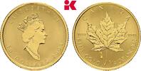 KANADA 10 Dollars 2001. Auflage: 750 Exemplare. Elizabeth II., 1952-2022. BU im Originaletui mit Zertifikat
