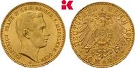 MECKLENBURG-SCHWERIN 10 Mark 1901. R, Auflage: 10.000 Exemplare. Friedrich Franz IV., 1897-1918. UNC-