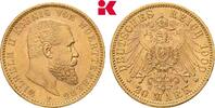 WÜRTTEMBERG 20 Mark 1900. F Wilhelm II., 1891-1918. EF