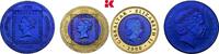 GIBRALTAR 5 Pounds, 1/2 Crown 2000. Auflage: 5.000 Exemplare Elizabeth I... 1,277.55 &pound;  +  12.73 &pound; shipping
