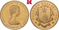 BAHAMAS 100 Dollars 1972. Elizabeth II, 1952-2022. Prachtexemplar von po... 3,413.93 &pound;  +  12.73 &pound; shipping