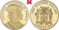 JAMAIKA 100 Dollars 1975. Elizabeth II, 1952-2022. Polierte Platte im Or... 1,063.92 &pound;  +  12.73 &pound; shipping