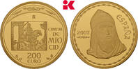 SPANIEN 200 Euro 2007. Auflage: 3.500 Exemplare. Juan Carlos I., 1975-20... 1,533.92 &pound;  +  12.73 &pound; shipping