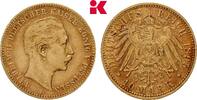PREUSSEN 10 Mark 1895 A. Wilhelm II., 1888-1918. Sehr sch&ouml;n 850.28 &pound;  +  12.73 &pound; shipping