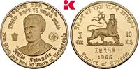 &Auml;THIOPIEN 10 Dollars 1966, Haile Selassie, 1930-1936 und 1941-1974. Prac... 508.46 &pound;  +  12.73 &pound; shipping