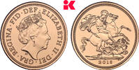 GROSSBRITANNIEN / IRLAND Sovereign 2018, London. Elizabeth II, 1952-2022... 1,021.19 &pound;  +  12.73 &pound; shipping