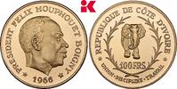 ELFENBEINK&Uuml;STE 100 Francs 1966. Republik seit 1960. Prachtexemplar von p... 3,413.93 &pound;  +  12.73 &pound; shipping