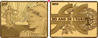 FRANKREICH 50 Euro 2022. Auflage: 500 Exemplare. 5. Republik seit 1958. ... 1,021.19 &pound;  +  12.73 &pound; shipping