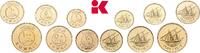 KUWAIT Satz von 100, 50, 20, 10, 5 und 1 Fils 1987. Jabir Ibn Ahmad, 197... 5,037.57 &pound;  +  12.73 &pound; shipping