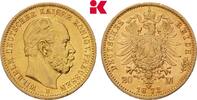 PREUSSEN 20 Mark 1872. B. Wilhelm I., 1861-1888. Vorz&uuml;glich 978.46 &pound;  +  12.73 &pound; shipping