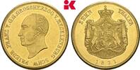 MECKLENBURG 10 Taler (Doppelpistole) 1831. Von großer Seltenheit. Nur 1.938 Exemplare geprägt. Friedrich Franz I., 1785-1837. UNC-