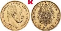 PREUSSEN 10 Mark 1888 A. Wilhelm I., 1861-1888. EF