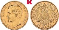 BAYERN 10 Mark 1890. Otto II., 1886-1913. Fast vorzüglich