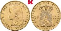 NIEDERLANDE 10 Gulden 1897, Wilhelmina, 1890-1948. Vorz&uuml;glich + 757.47 &pound;  +  12.61 &pound; shipping