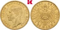 HESSEN 20 Mark 1901. Ernst Ludwig, 1892-1918. Sehr sch&ouml;n-vorz&uuml;glich 926.74 &pound;  +  12.61 &pound; shipping