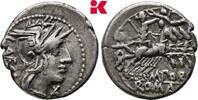 M&Uuml;NZEN DER R&Ouml;MISCHEN REPUBLIK AR-Denar, 125 v. Chr., Rom; Sehr sch&ouml;n 97.33 &pound;  +  12.61 &pound; shipping