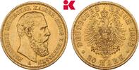 PREUSSEN 20 Mark Friedrich III., 1888. -