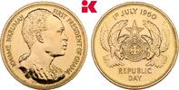 GHANA Goldmedaille zu 2 Pounds Republik. -