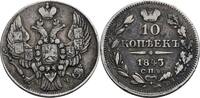 Russland 10 Kopeken, St. Petersburg Nikolaus I., 1825-1855 -