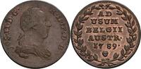Habsburg Ku.-2 Liards, Brüssel Josef II., 1765-1790 -