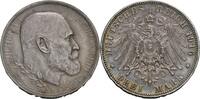 Württemberg 3 Mark F, Stuttgart Wilhelm II., 1891-1918 -