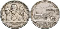 Goetz-Medaillen Silbermedaille a.d. 100-Jahrfeier der Eröffnung der ersten Eisenbahnstrecke -