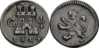 Guatemala 1/4 Real G, Guatemala Fernando VII., 1808-1821 -