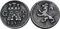 Guatemala 1/4 Real G, Guatemala Fernando VII., 1808-1821 -