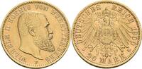 Württemberg 20 Mark F, Stuttgart Wilhelm II., 1891-1918 -