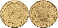 Hessen 20 Mark H, Darmstadt 1872 Ludwig III., 1848-1877 ss, Vs. Kratzer 715.23 £  +  12.92 £ shipping