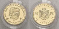 Liechtenstein 50 Franken, Bern, auf die Erbhuldigung 1990 Hans Adam, sei... 801.93 £  +  12.92 £ shipping